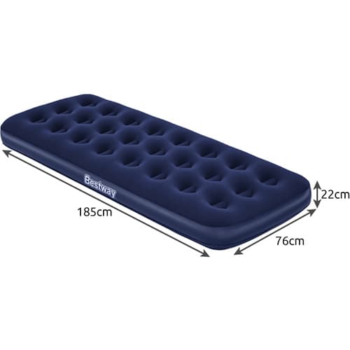 Bestway Napihljiv ležišče za eno osebo 185x76x22cm 3