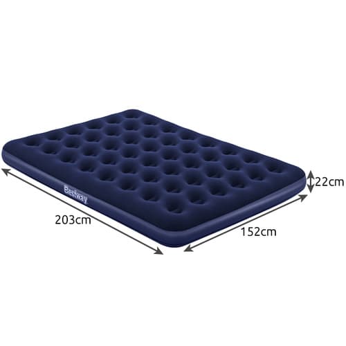 Bestway Napihljiv ležišče za dve osebi 203x152x22cm 4