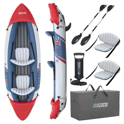 BESTWAY Kajak napihljiv 321cm z vesli in tlačilko