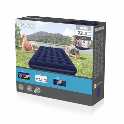 Dvoposteljni ležišče BESTWAY 191x137x22 cm 3
