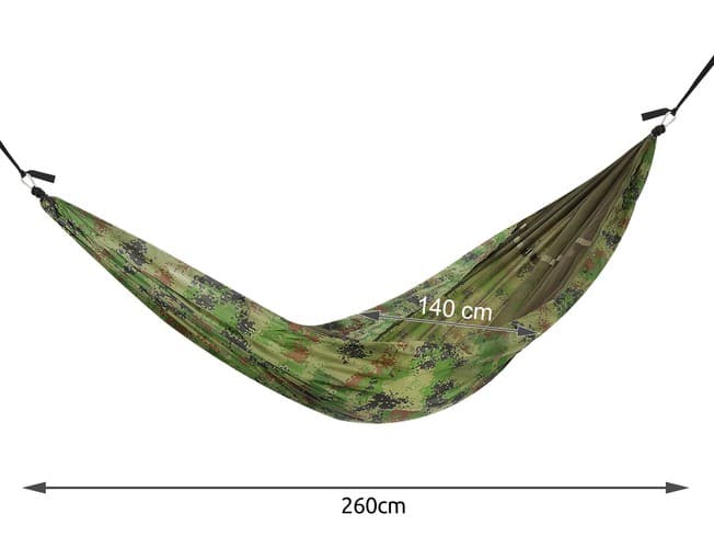 GARDLOV Santiago Army hamaka turystycznego z moskitiero, 260x140cm 6