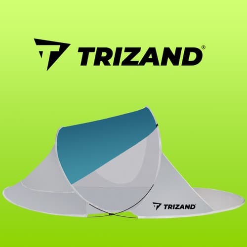 TRIZAND plažni šotor, turkizno-siv, 220x120x90cm 6