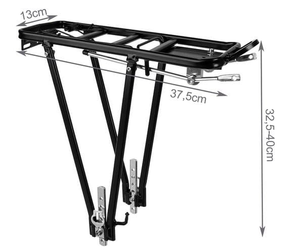 Aluminijast prtljažnik za kolo TRIZAND 5