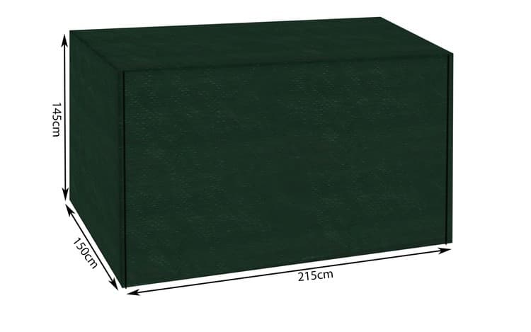ISO TRADE Pokrivalo za vrtno gugalnico 215x145x145cm, PE, zeleno 4