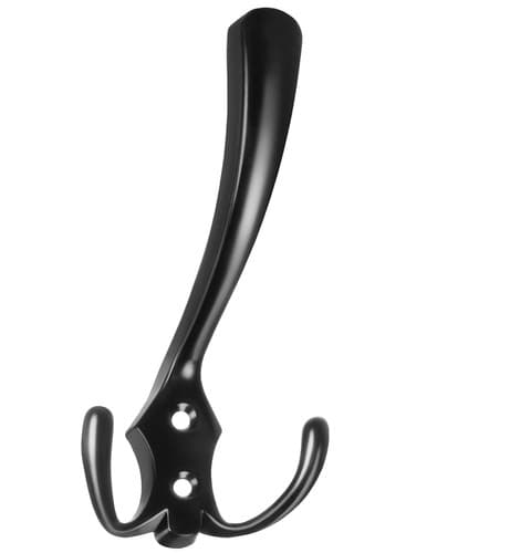 Črni stenski obešalniki v stilu loft - set 5 kosov 2