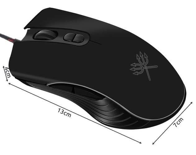 DUNMOON Žična gaming miška M16716 s 7 programabilnimi gumbi 8