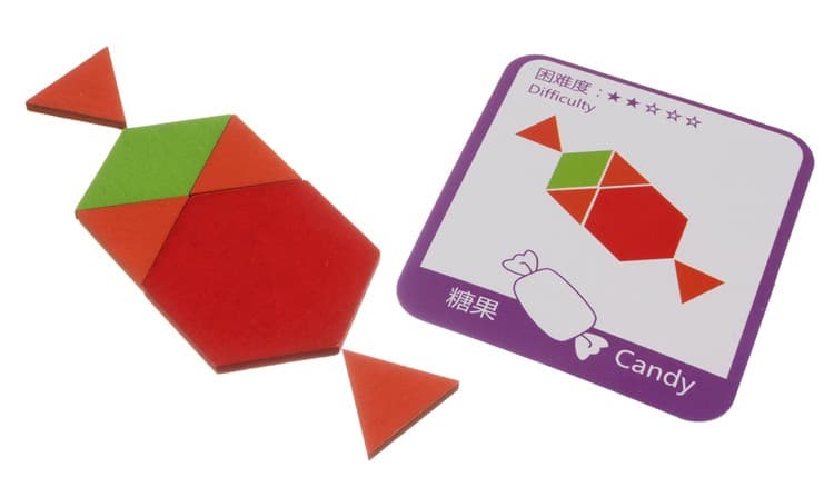 KRUZZEL Edukacijska sestavljanka - geometrijske oblike 3