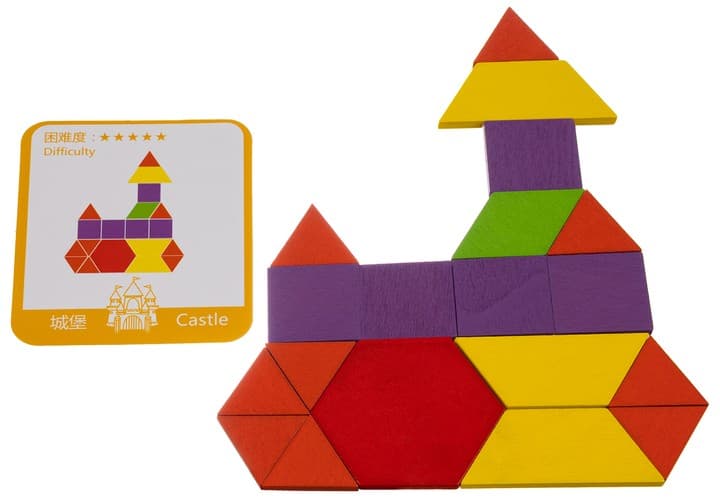 KRUZZEL Edukacijska sestavljanka - geometrijske oblike 4