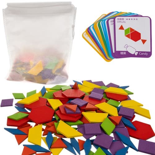 KRUZZEL Edukacijska sestavljanka - geometrijske oblike 2