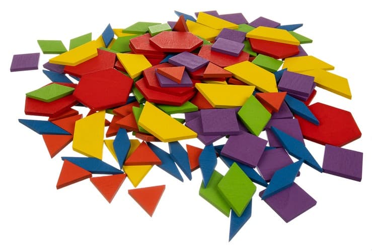 KRUZZEL Edukacijska sestavljanka - geometrijske oblike 7
