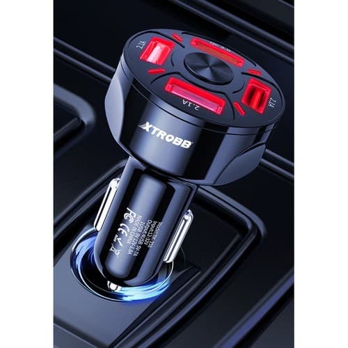 Avtomobilski polnilnik 4x USB + kabel XTROBB 4