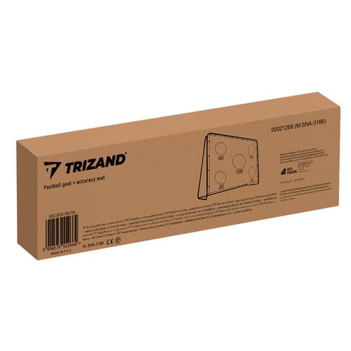 Trizand nogometni gol z mrežo za ciljanje 2
