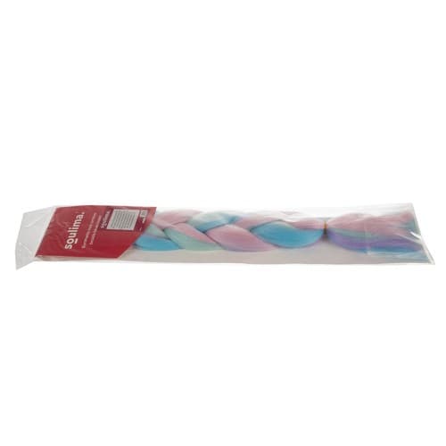 Sintetični ombre lasje (modro/vijolični) Soulima 6