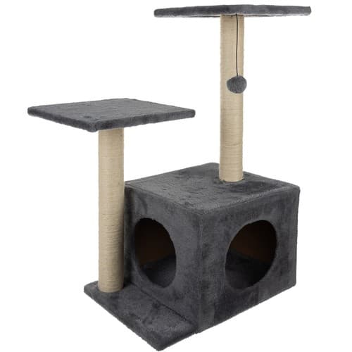 PURLOV Mačji praskalnik 71cm, siv 7