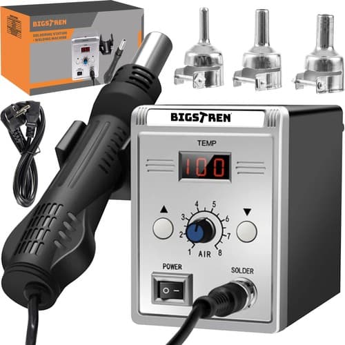 Postaja za vroči zrak HOT AIR BIGSTREN 21708, 100-500°C