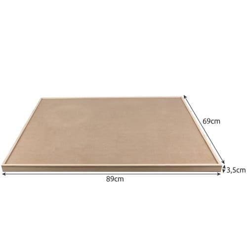 Lesena deska za sestavljanje puzzlov s predali MALATEC (do 1500 el.)