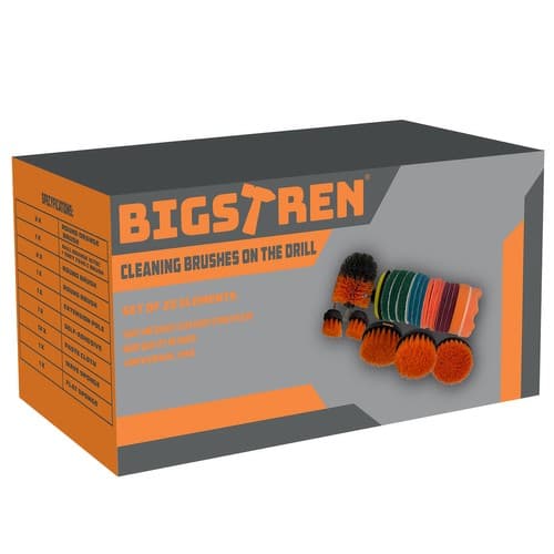 BIGSTREN 21802 Set čistilnih krtač za vijačnik, 22 kosov 6