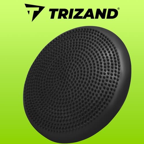 Sensomotorična blazina za vadbo TRIZAND s pumpo, Ø 34 cm 5