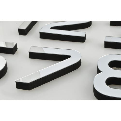 2D stenska ura DIY z učinkom ogledala, 60-130 cm 5