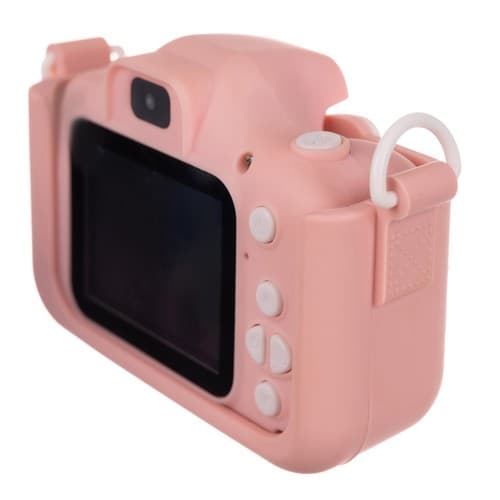 Otroški digitalni fotoaparat Kruzzel, Full HD, roza + 32 GB kartica