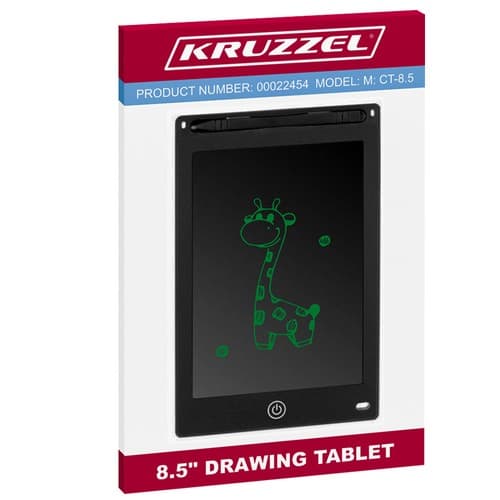 Grafična tablica za risanje KRUZZEL 8.5", črna 7