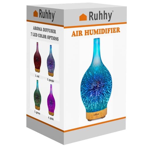 Aromatični difuzor/vlažilnik zraka Ruhhy 22356, 100ml, LED nočna lučka 3