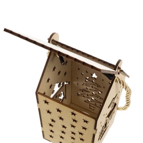 Adventni lampion Ruhhy 22163, rjav, LED 5