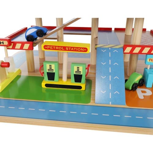 Leseni parking garaža za otroke KRUZZEL 5