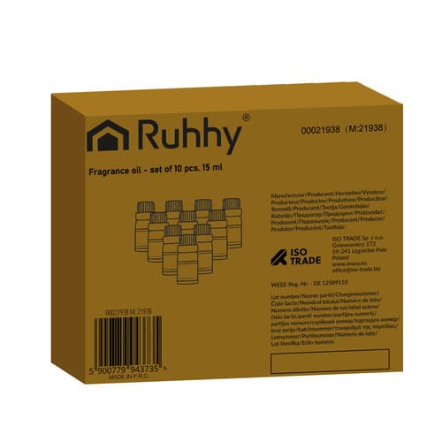 Set 10 oljnih dišav 15ml RUHHY 3