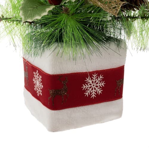 Okrašena božična jelka 45 cm RUHHY 5