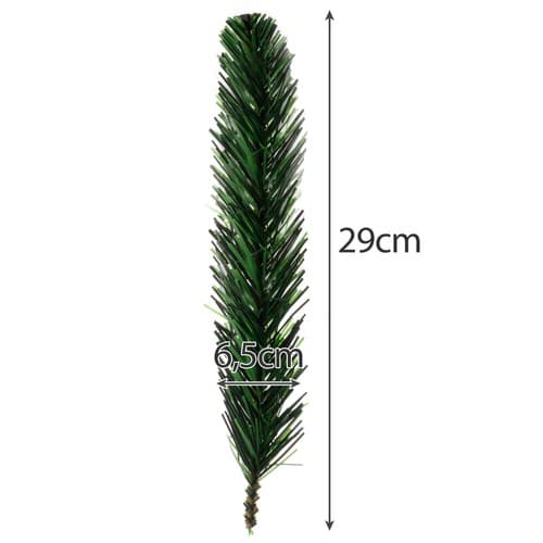 40 umetnih borovih vejic 29 cm RUHHY 6