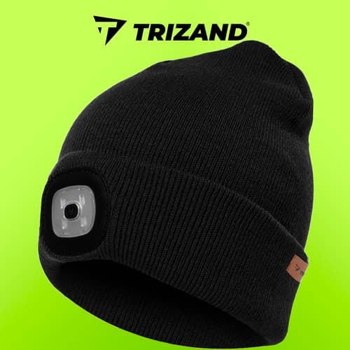 Zimska kapa s LED svetilko TRIZAND 22663, črna 8