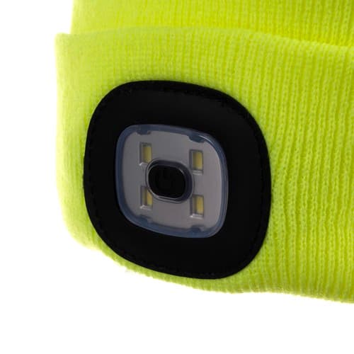 Zimska kapa s LED svetilko TRIZAND 22664, rumena 7