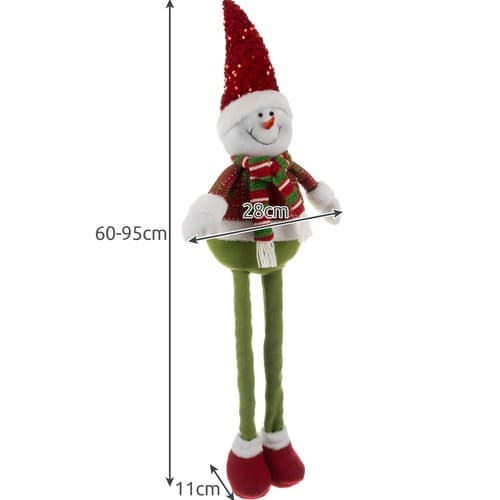 Ruhhy Božični snežak, teleskopski, do 95 cm