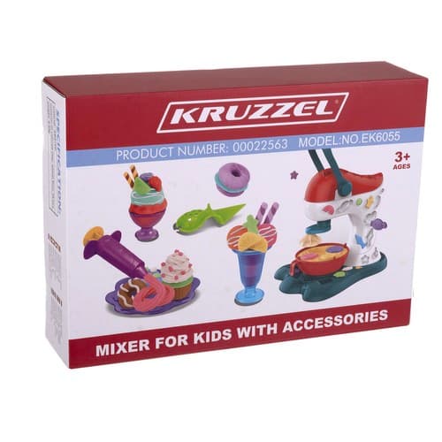 KRUZZEL Velika peč za modeliranje mase (mikser) z dodatki 2