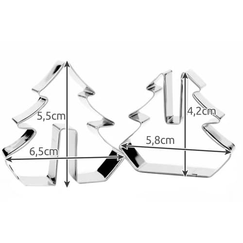 Božični komplet modelčkov za piškote 3D RUHHY 22015 8