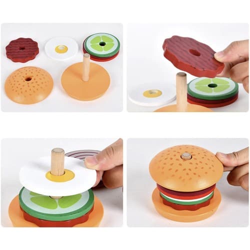 KRUZZEL Leseni burger - Sorter z naročilnicami 5