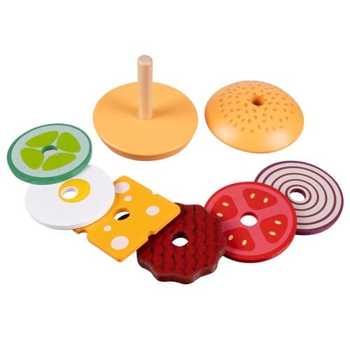 KRUZZEL Leseni burger - Sorter z naročilnicami 3
