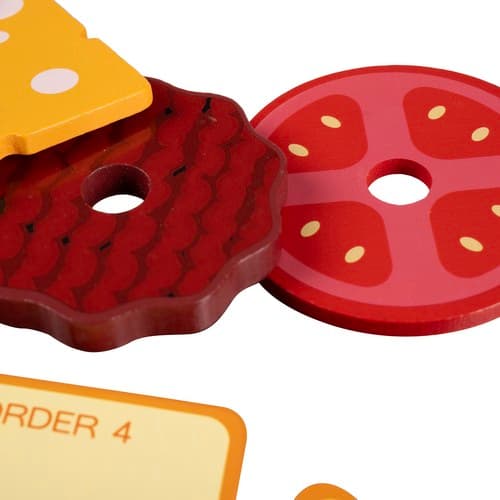 KRUZZEL Leseni burger - Sorter z naročilnicami 4