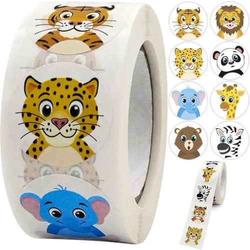 Motivacijske nalepke KRUZZEL, rola 500 kosov