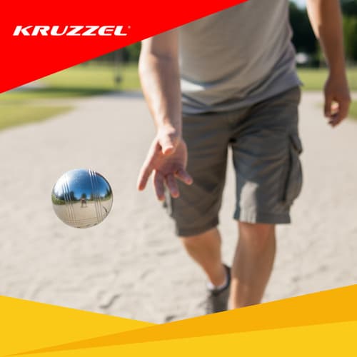 Krogle Boule KRUZZEL, 8 krogel + torbica 8
