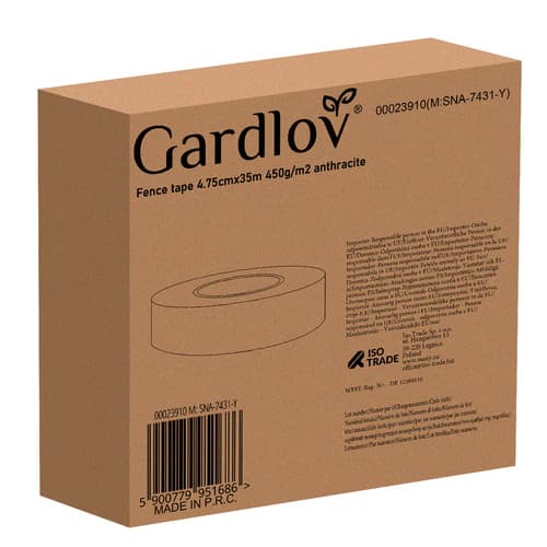 GARDLOV Ogrodna folija za panele antracit 4,75cm x 35m (450g/m2) 3