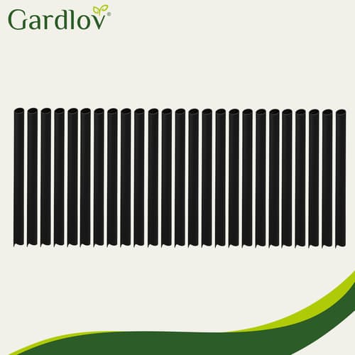 Ogrijna traka za panelne ograde 19cmx35m, črna, 450g/m² GARDLOV 8