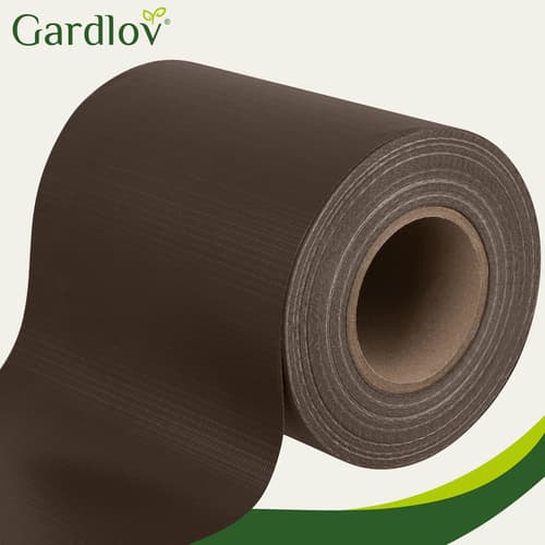 Ograjna traka za panelne ograde 19cmx35m, rjava, 450g/m² GARDLOV 8