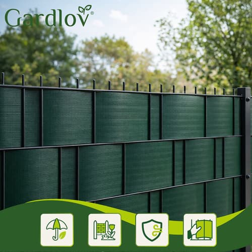 Panelska ograjdna vrvica GARDLOV 19 cm x 35 m, zelena, 450 g/m2 3