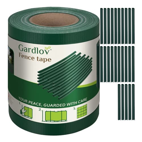 Panelska ograjdna vrvica GARDLOV 19 cm x 35 m, zelena, 450 g/m2