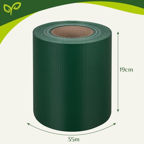 Panelska ograjdna vrvica GARDLOV 19 cm x 35 m, zelena, 450 g/m2 2
