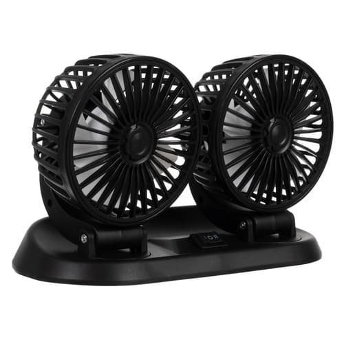 Avtomobilski ventilator XTROBB, 12V, dvojni, 360° 5
