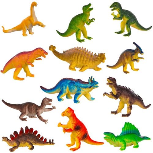 KRUZZEL Dinozavri - set 12 figuric 8