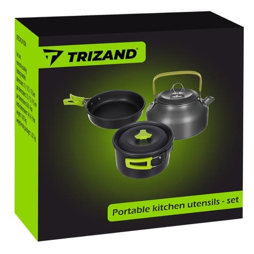 Potovalni kuhinjski set TRIZAND 18 kosov 2